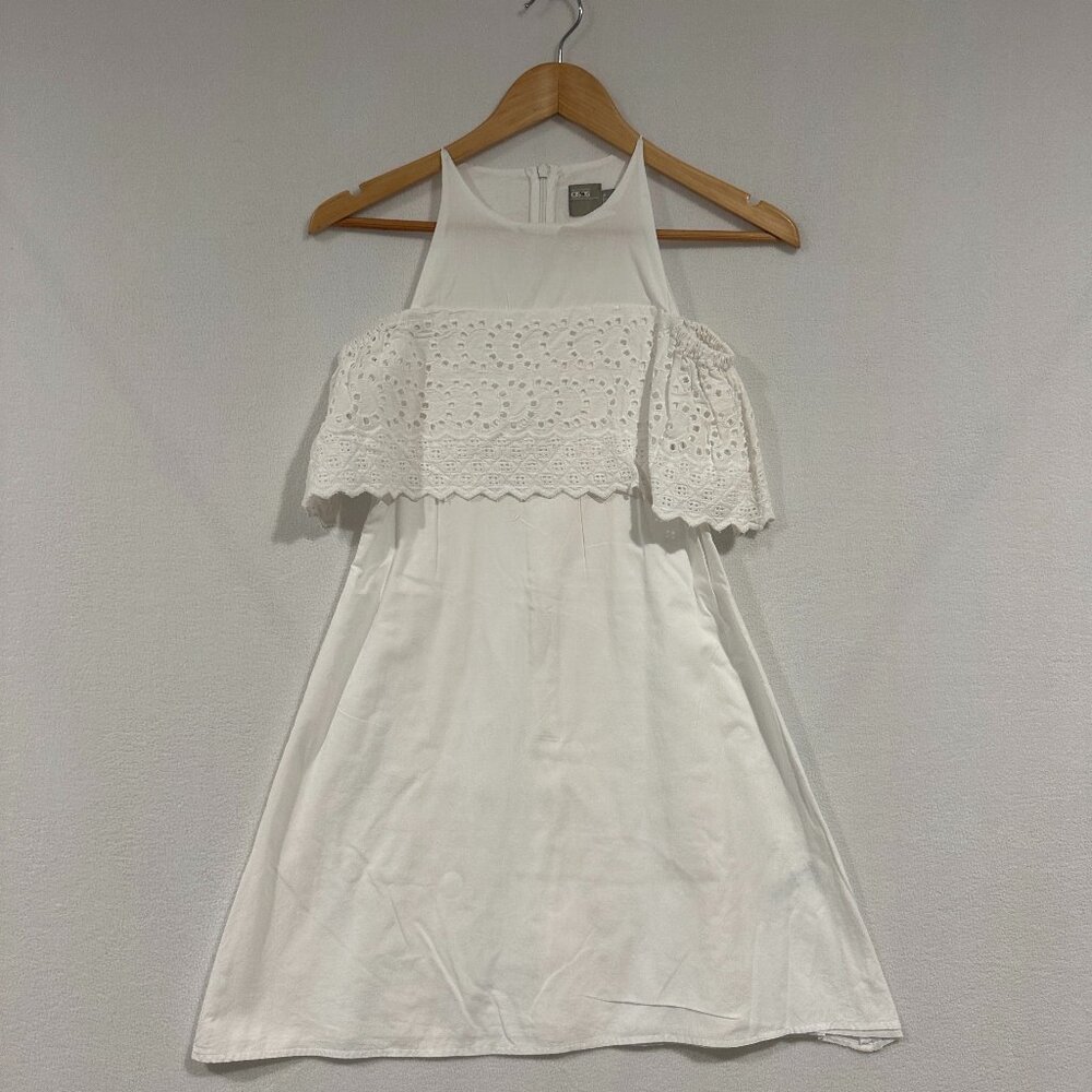 ASOS White eyelet dress Size 0